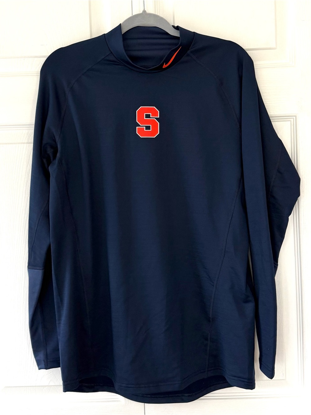 Nike Syracuse Navy Long-Sleeve Athletic Dri-Fit Shirt Size L